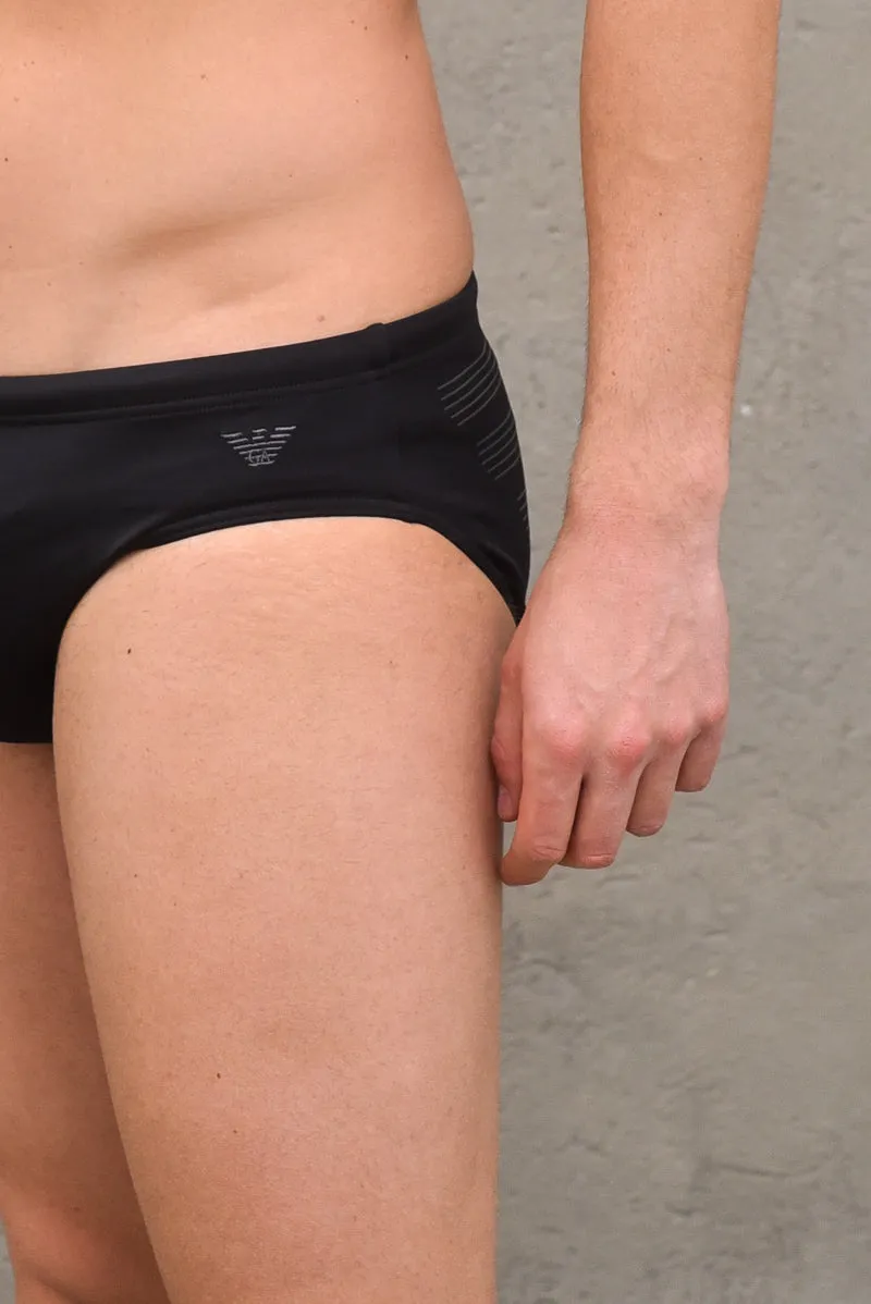 Slip Brief Beachwear - Black