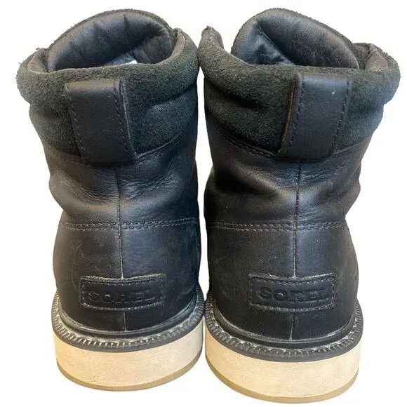 SOREL Madson II Moc Toe Waterproof Boot Black (Men) US 9.5 / EUR 42.5
