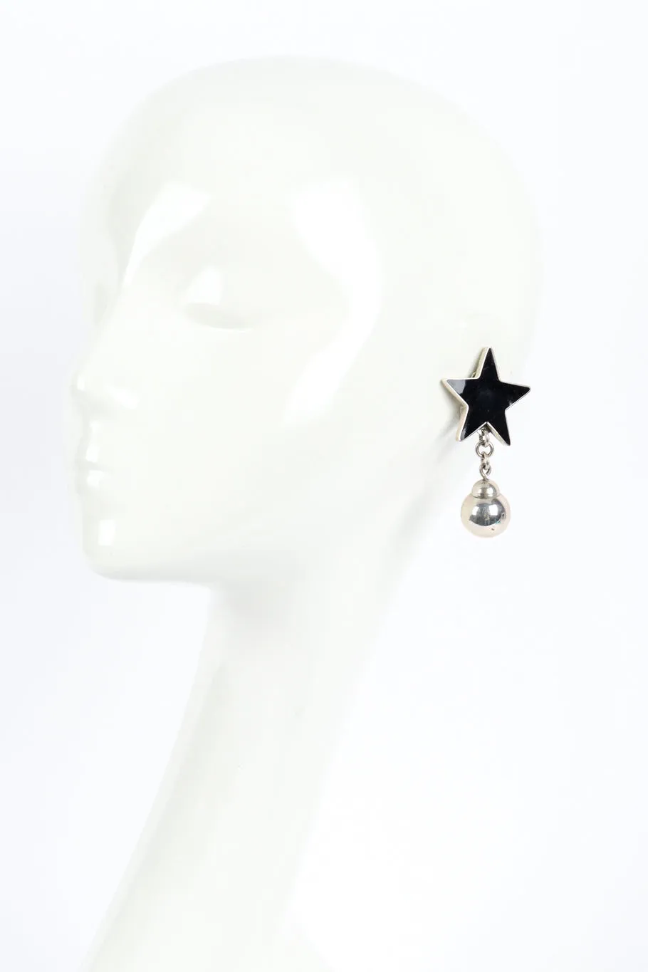 Sterling Star Bauble Earrings