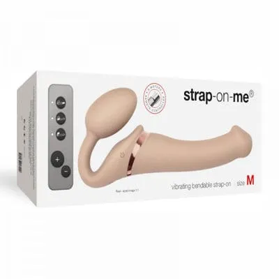 Strap-On-Me vibrating bendable strap-on - WITH WIRELESS REMOTE