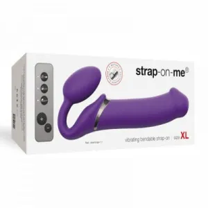 Strap-On-Me vibrating bendable strap-on - WITH WIRELESS REMOTE