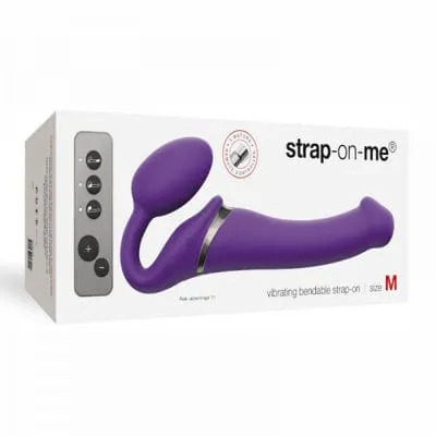 Strap-On-Me vibrating bendable strap-on - WITH WIRELESS REMOTE