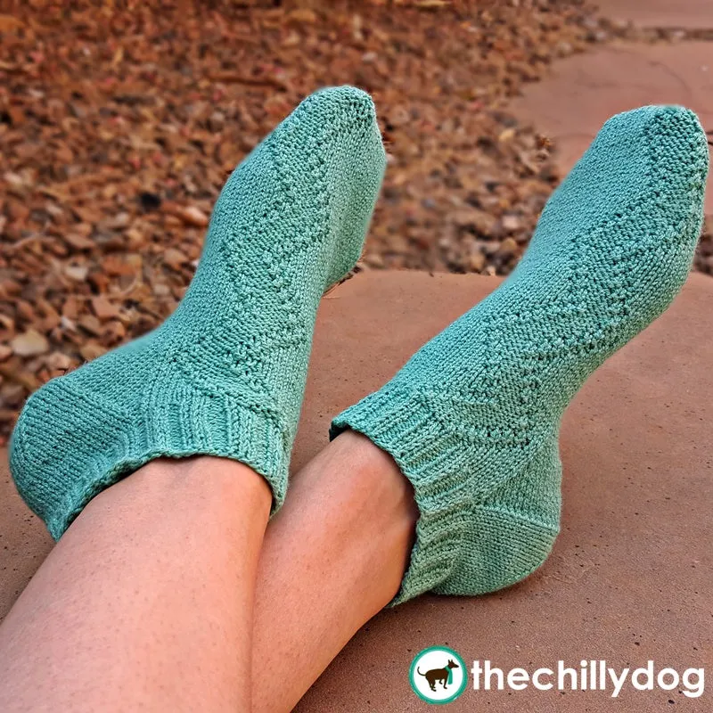 Switchback Socks: Knitting Pattern PDF