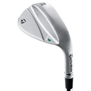 TaylorMade Milled Grind 4.0 Cuña de acero cromado satinado RH