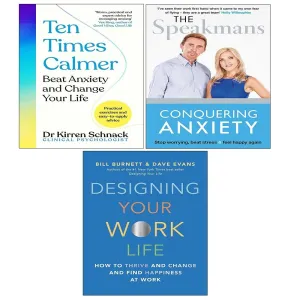 Ten Times Calmer, Ten Times Calmer, Designing Your Work Life 3 Books Collection Set