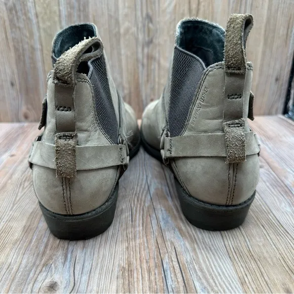Teva Womens De La Vine Dos Leather  Ankle Chelsea Boot Bungee Cord Size 7
