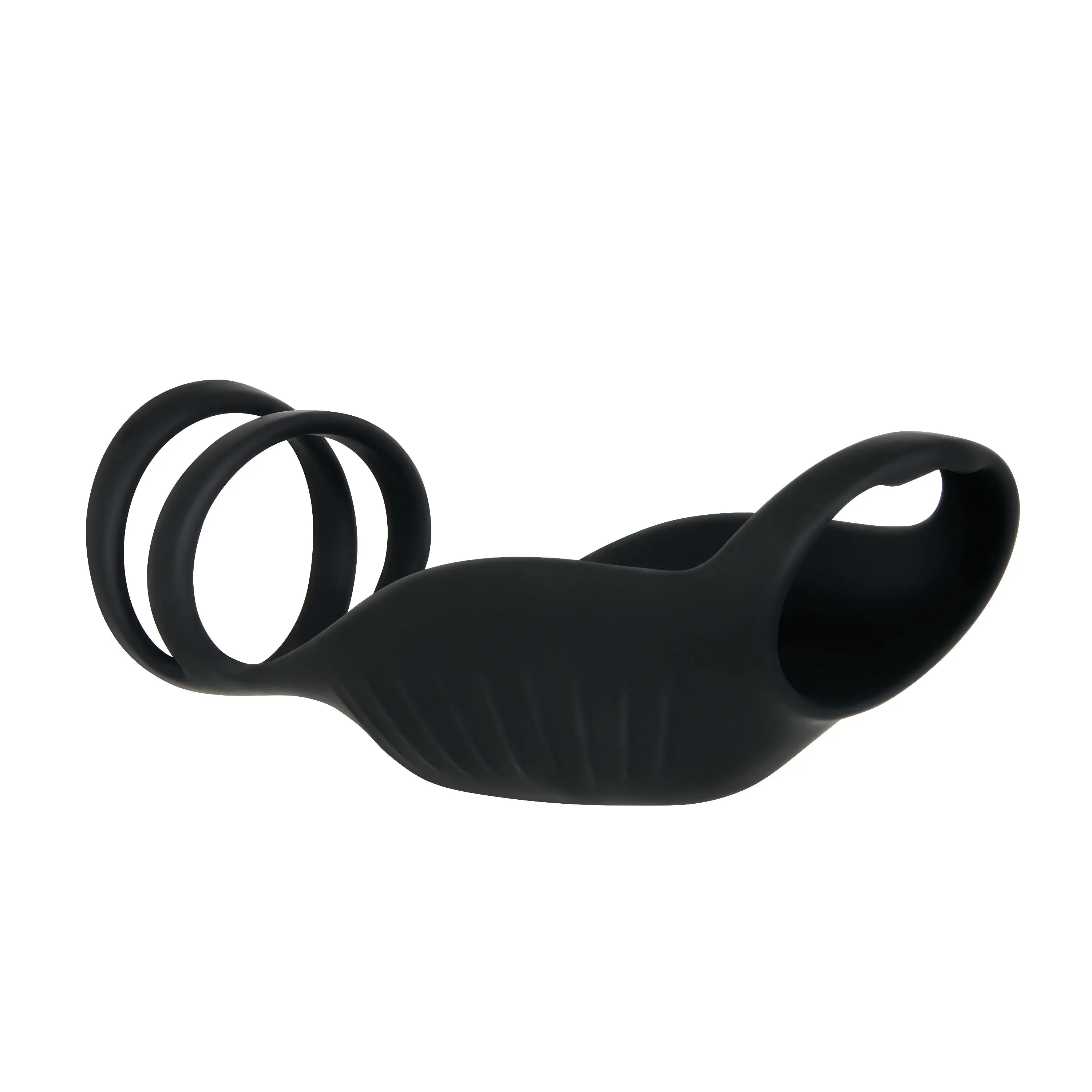 The Rocketeer Vibrating Penis Enhancer Sheath - Black