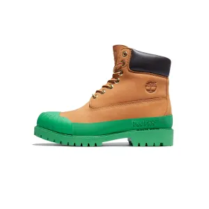 Timberland Mens 6" Premium Rubbertoe WP Wheat Boots