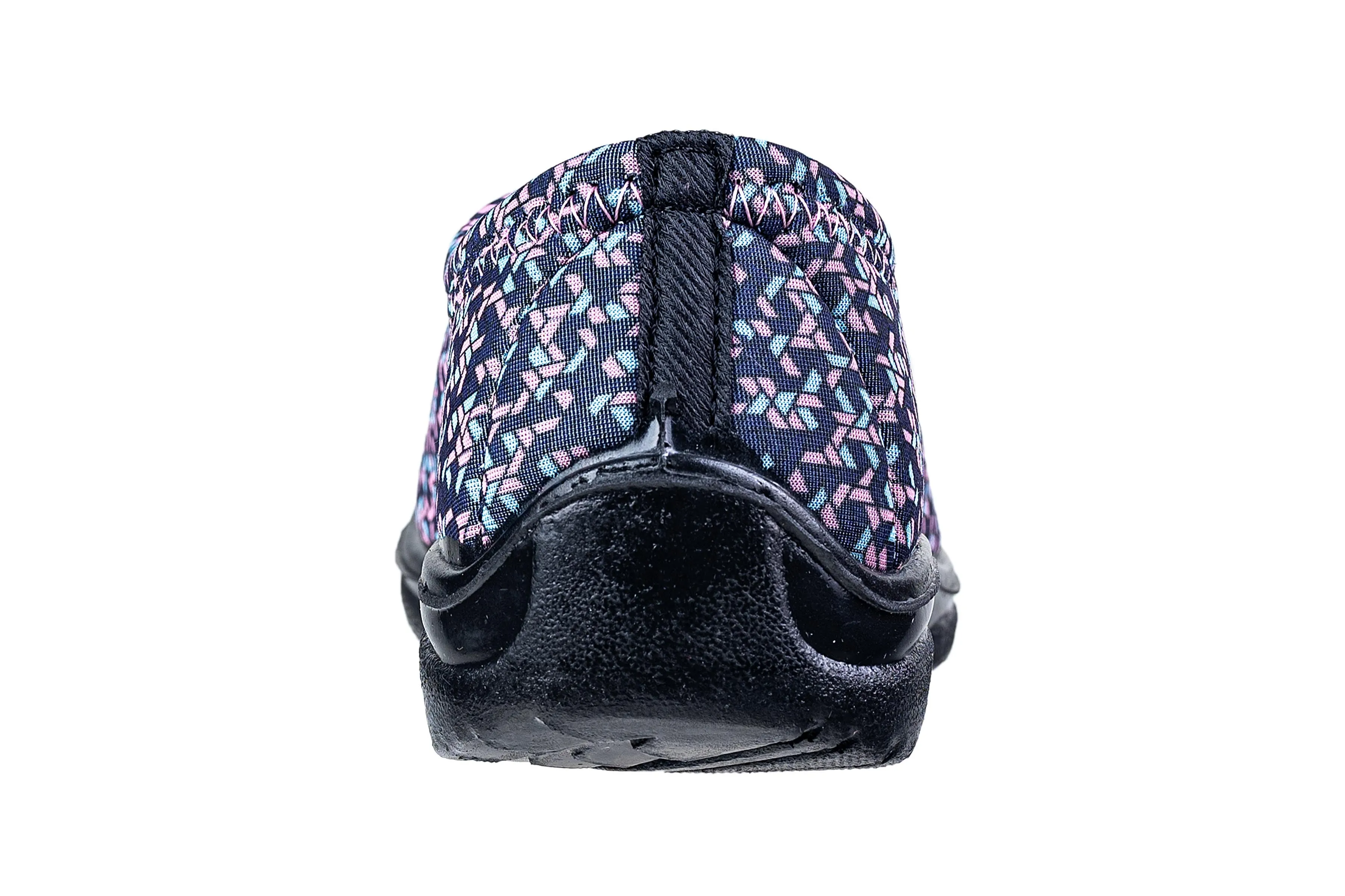 Titas Ladies Blue / Pink Print Canvas Shoe
