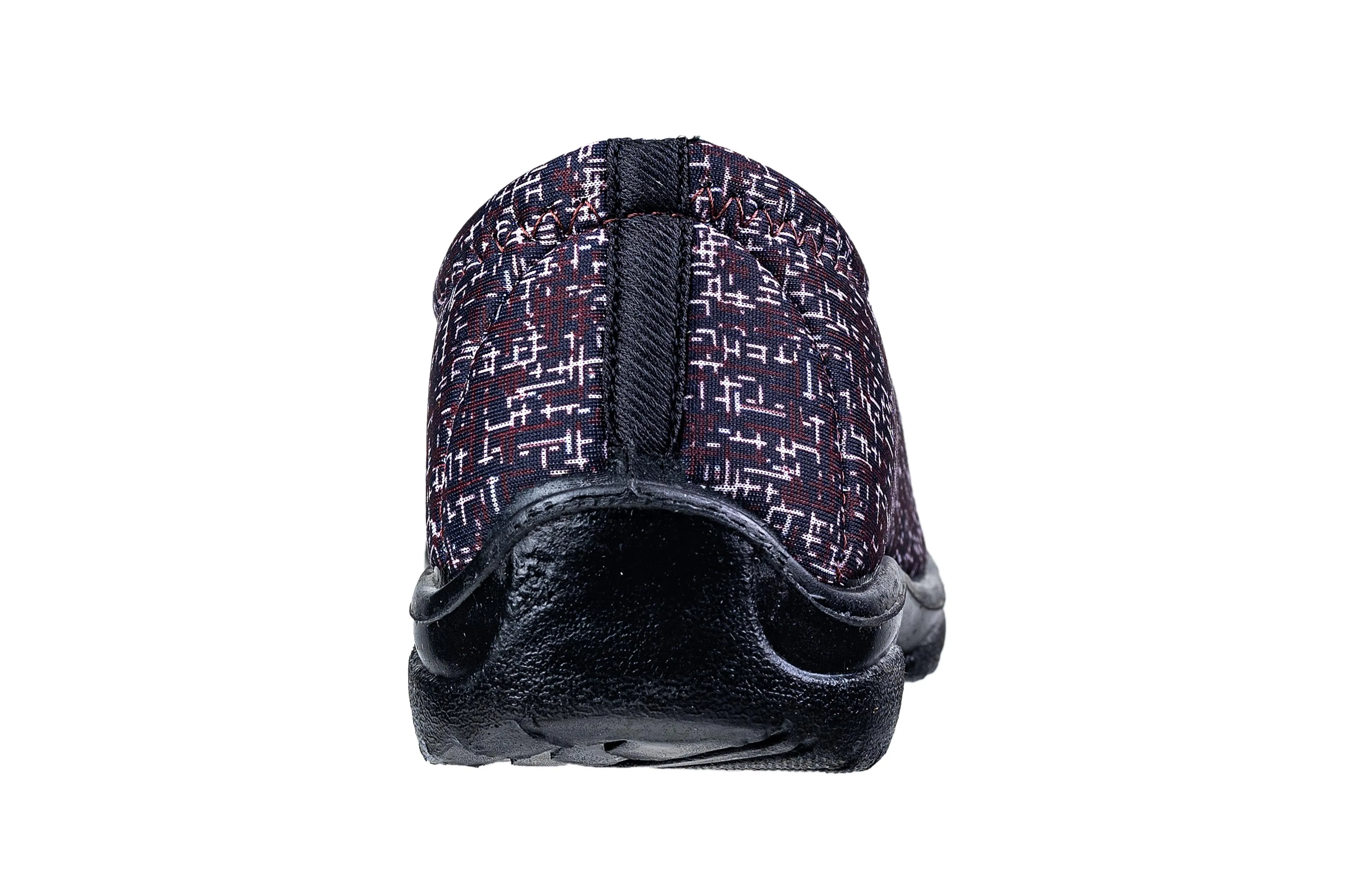 Titas Ladies Brown / White Print Canvas Shoe