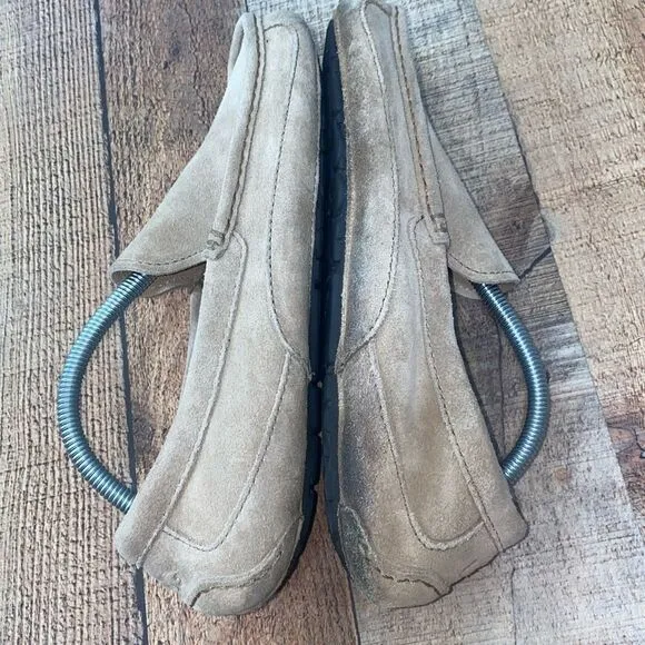 UGG ASCOT PINNACLE SAND SHEARLING HORWEEN LEATHER SHOE US 9