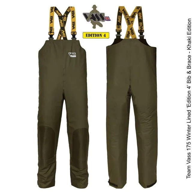 Vass Tackle Team Vass 175 Bib & Brace Khaki ‘Edition 4’ WINTER