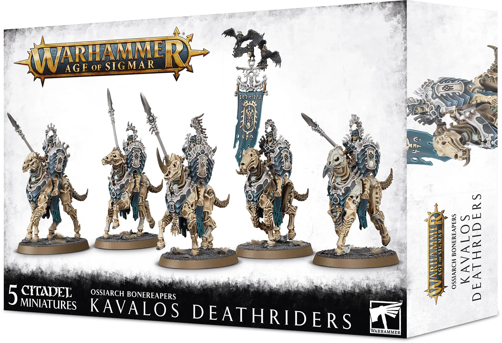 Warhammer Age of Sigmar Ossiarch Bonereapers Kavalos Deathriders