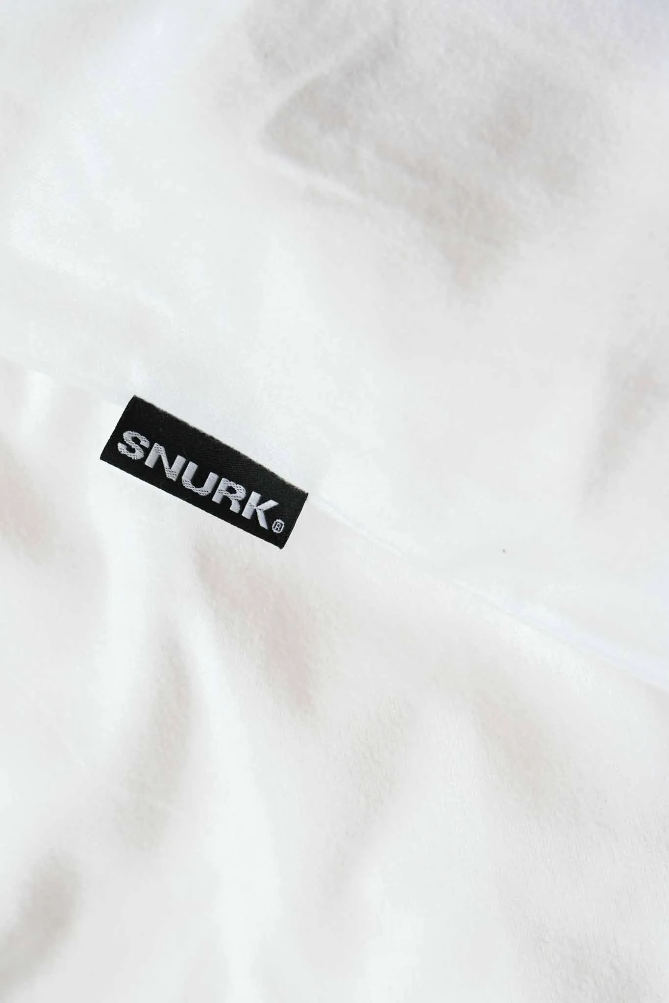 White dekbedovertrek flanel
