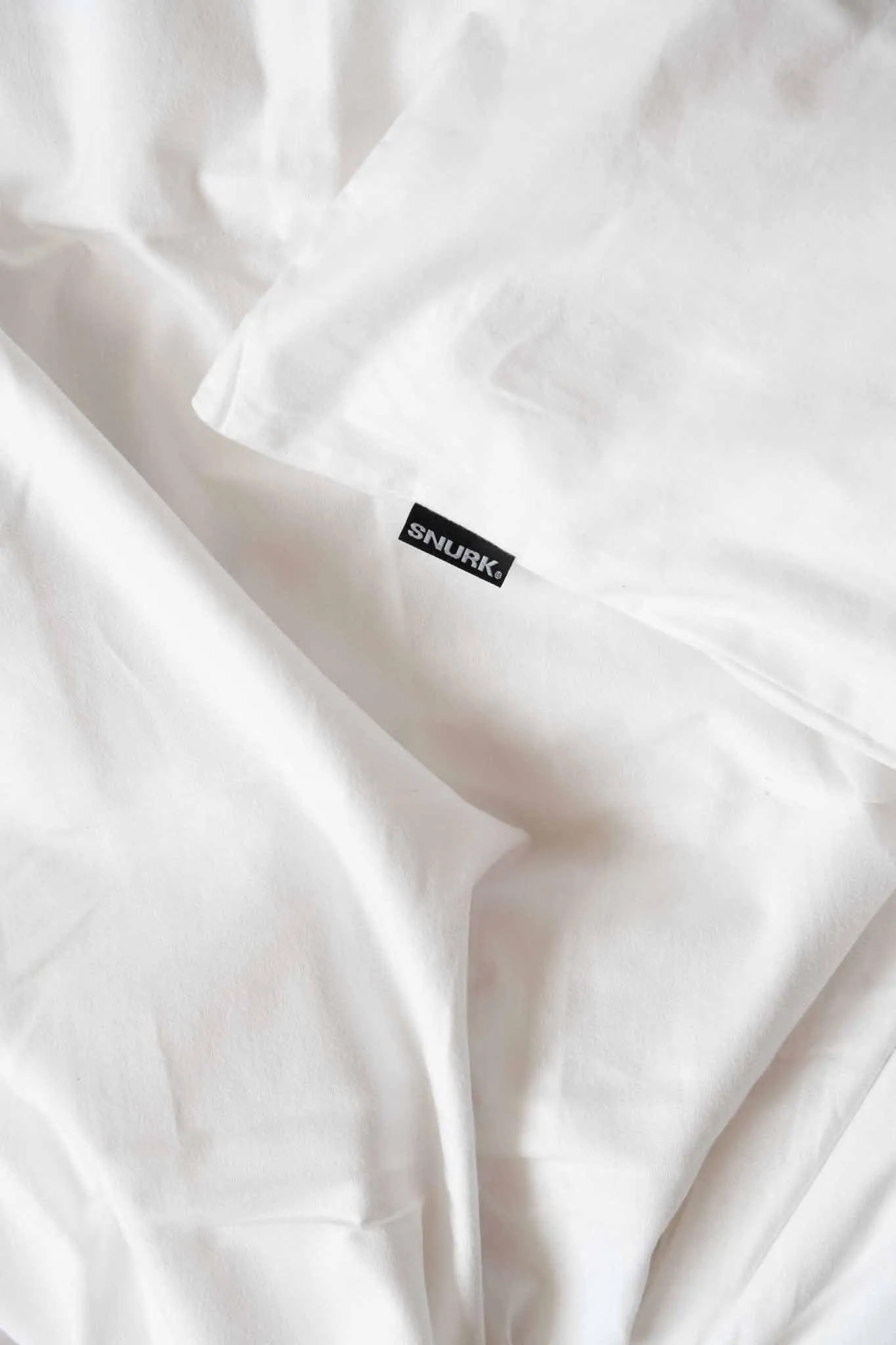 White dekbedovertrek flanel