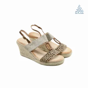 Wild Chic Strappy Vegan Wedges