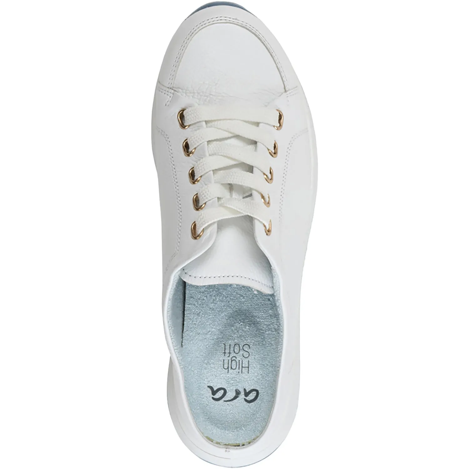 Women's Ara Shoes Orlando White Calf Leather
