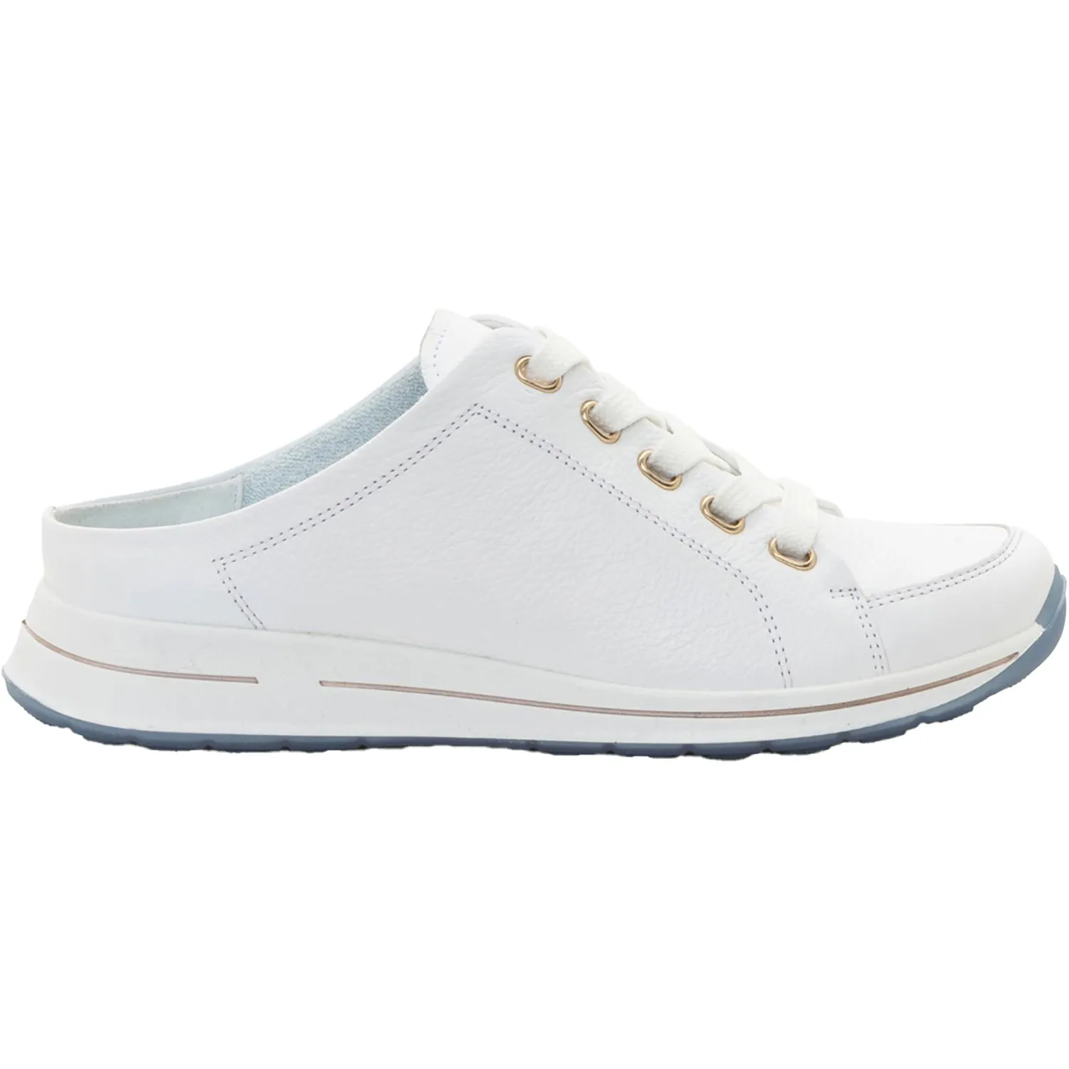 Women's Ara Shoes Orlando White Calf Leather