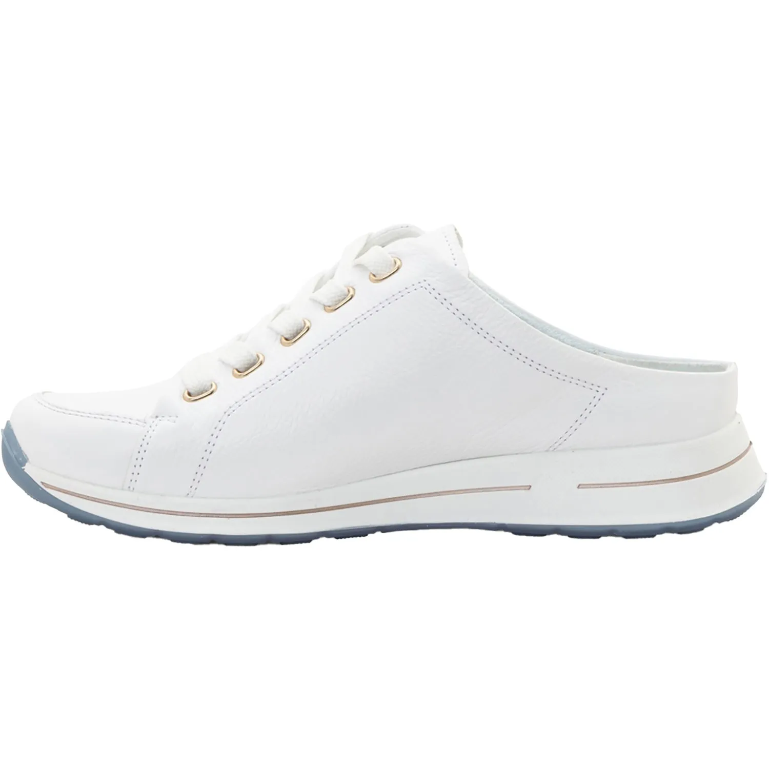 Women's Ara Shoes Orlando White Calf Leather