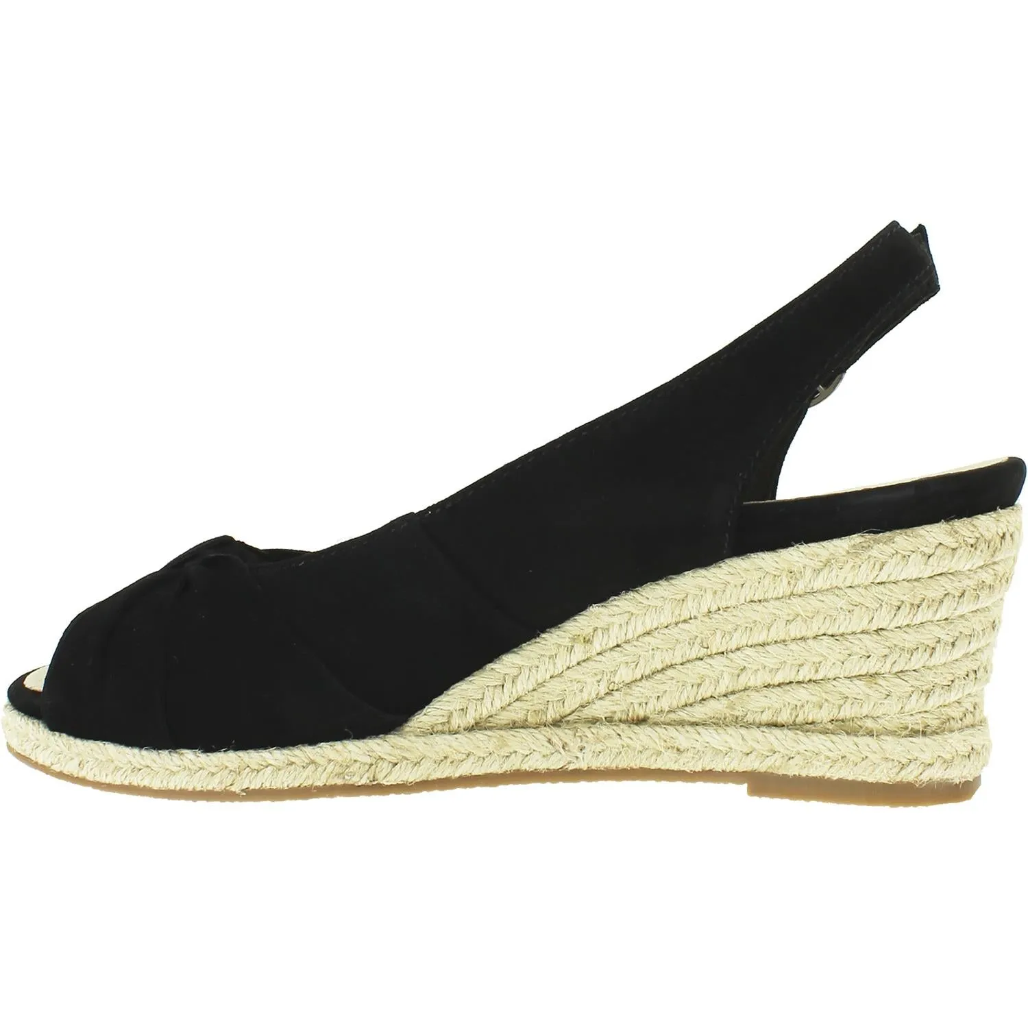 Women's Earth Bermuda Black Silky Suede