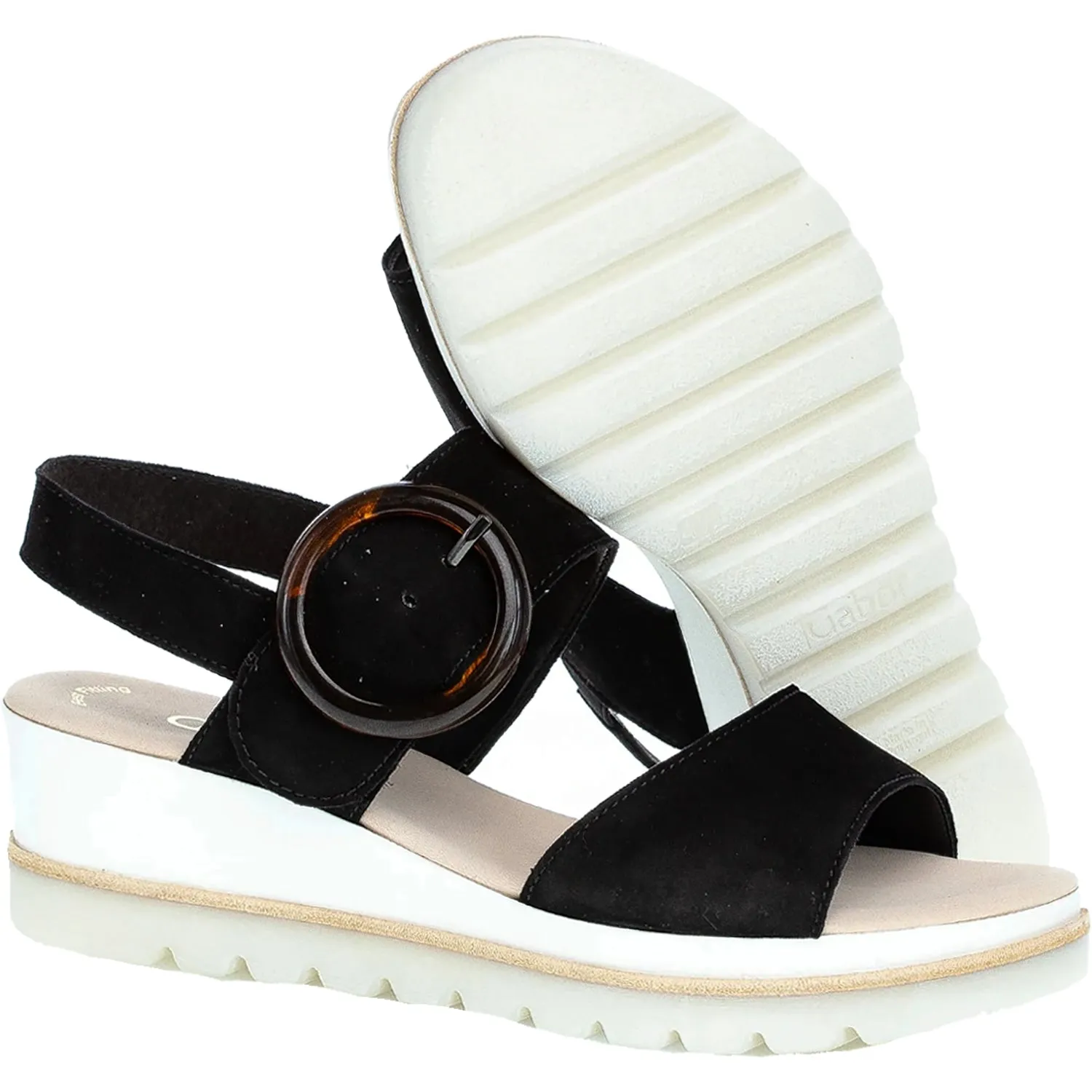 Women's Gabor 84.654.37 Black Suede
