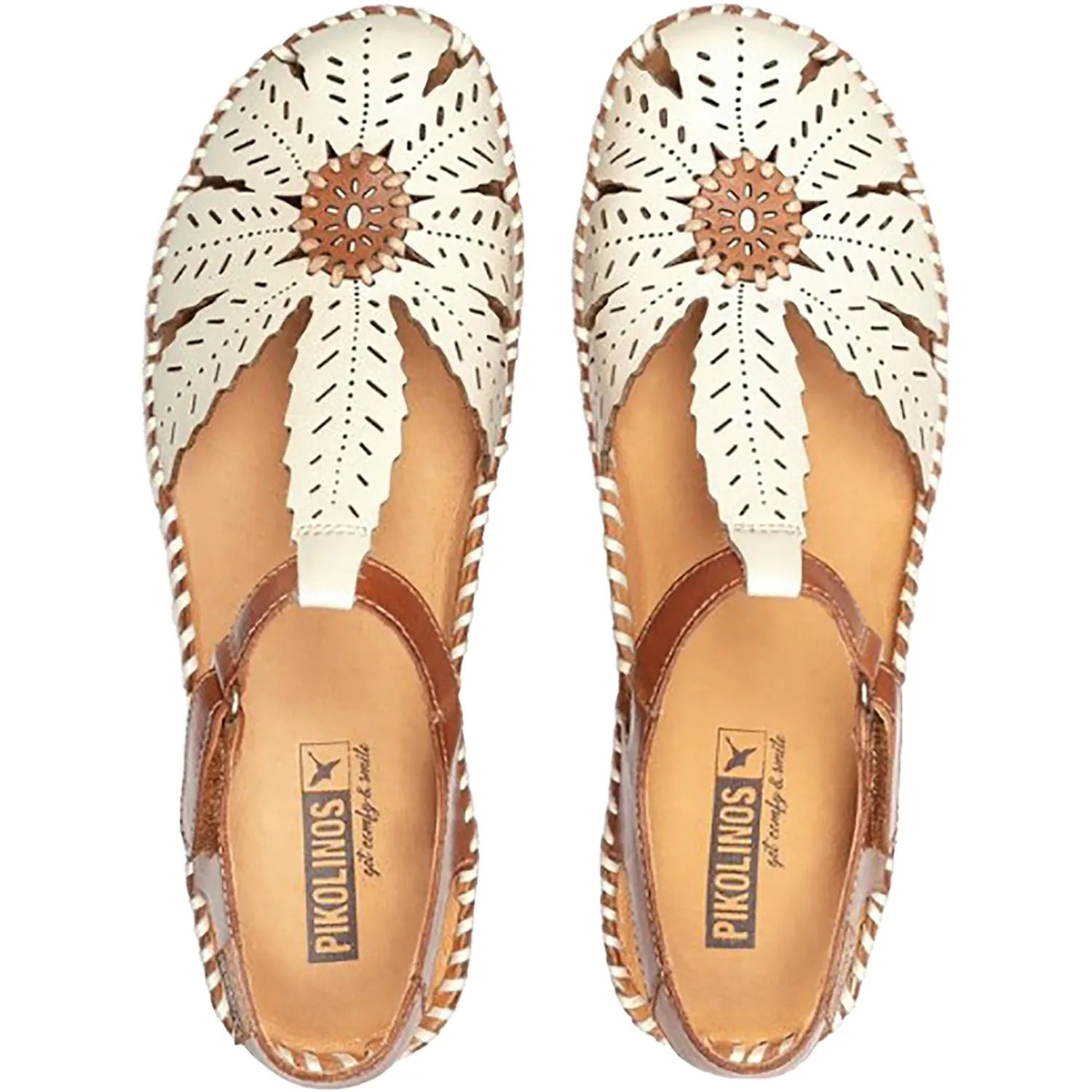 Women's Pikolinos P. Vallarta 655-0841C1 Nata Leather