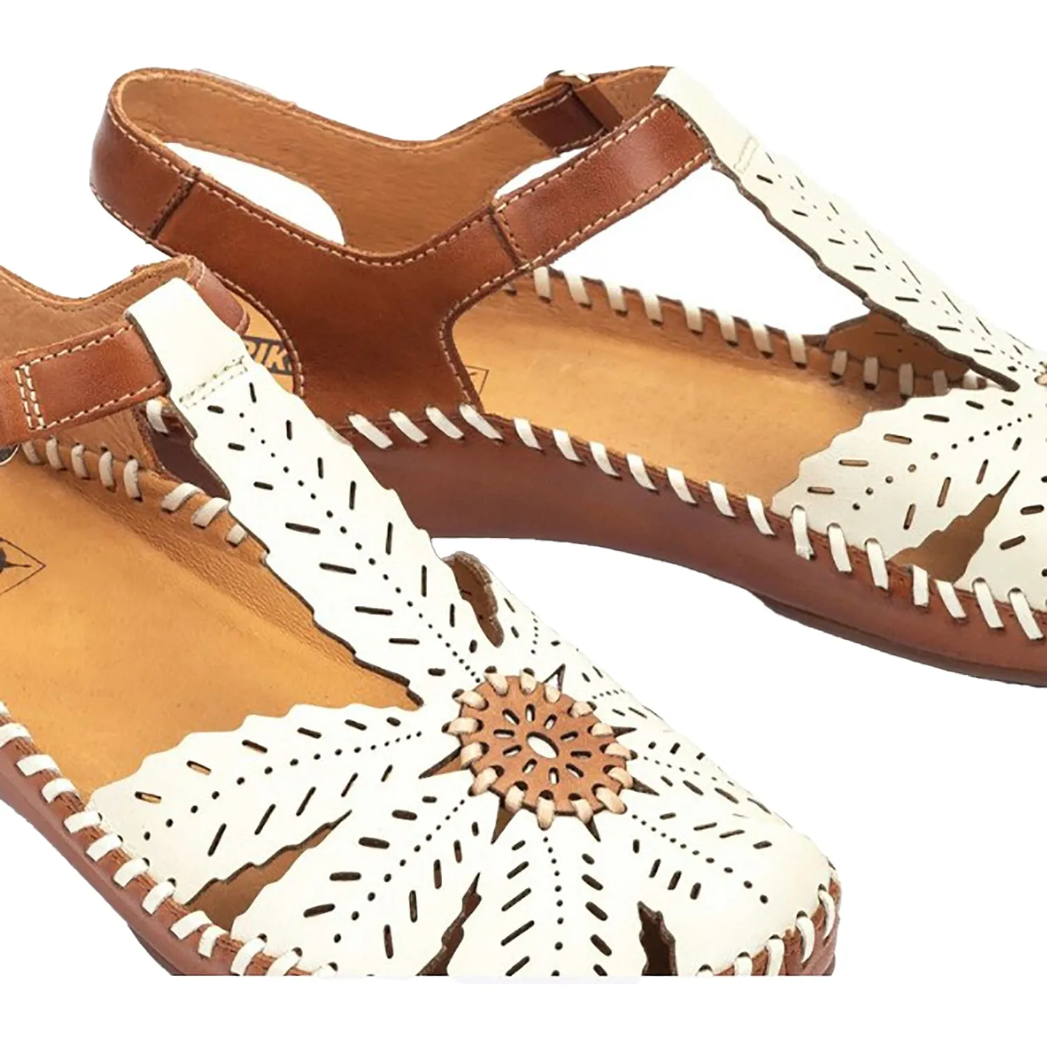 Women's Pikolinos P. Vallarta 655-0841C1 Nata Leather