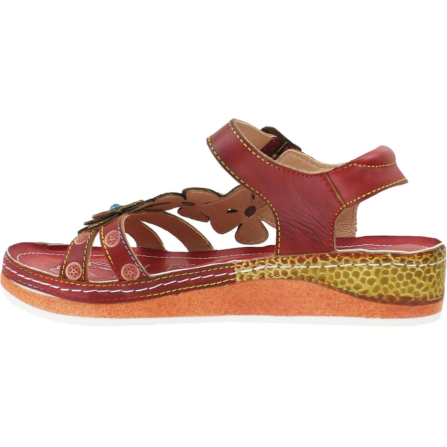 Women's Spring Step Goodie Red Leather