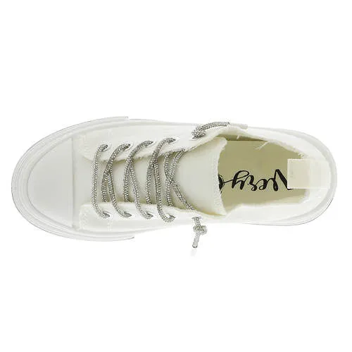 WOMEN'S VERY G AMAN FASHION SNEAKERS IN WHITE
