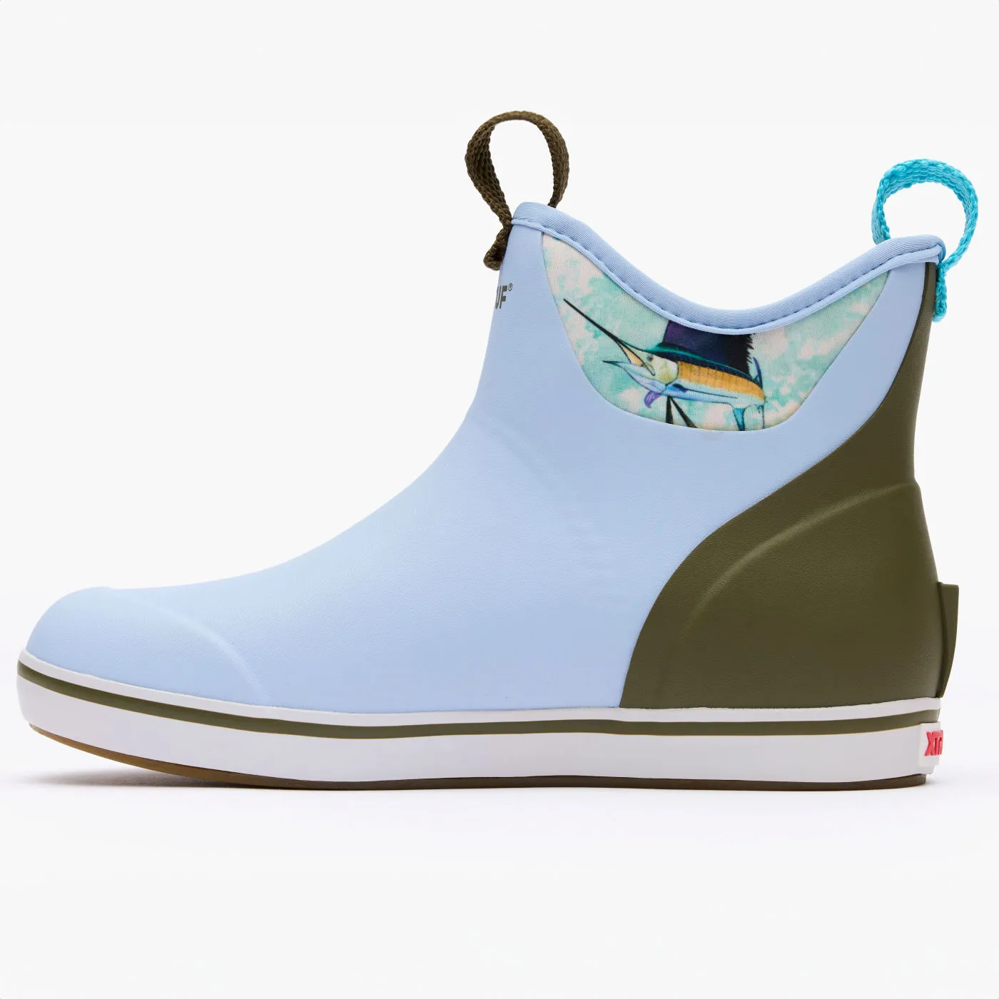 WOMEN'S XTRATUF 6 in Ankle Deck Boot Guy Harvey XWABGH20